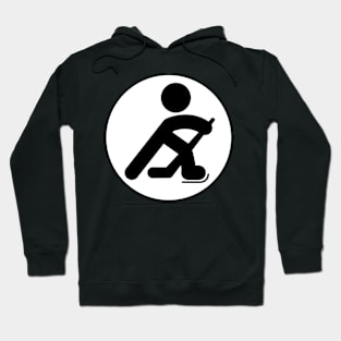 HOCKEY PLAYER SILHOUETTE Hoodie